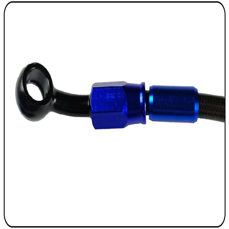 Universal Motorcycle Brake High-Pressure Steel Throat Clutch Oil Hose Line Pipe Hydraulic Reinforced Braided Hose