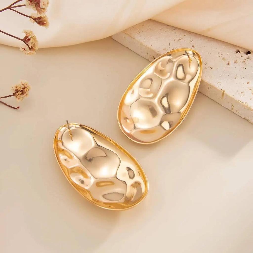 Ingemark Exaggerated Retro Irregular Geometry Big Drop Earrings for Women Simple Fashion Metal Ear Accessories 2026 New Jewelry