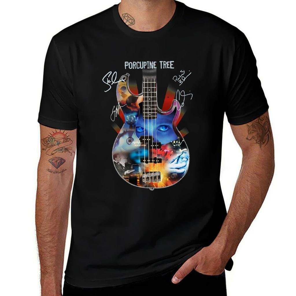 Porcupinetree Guitarsignature Shirt Tshirt Sports Basic Short Sleeve Tshirt