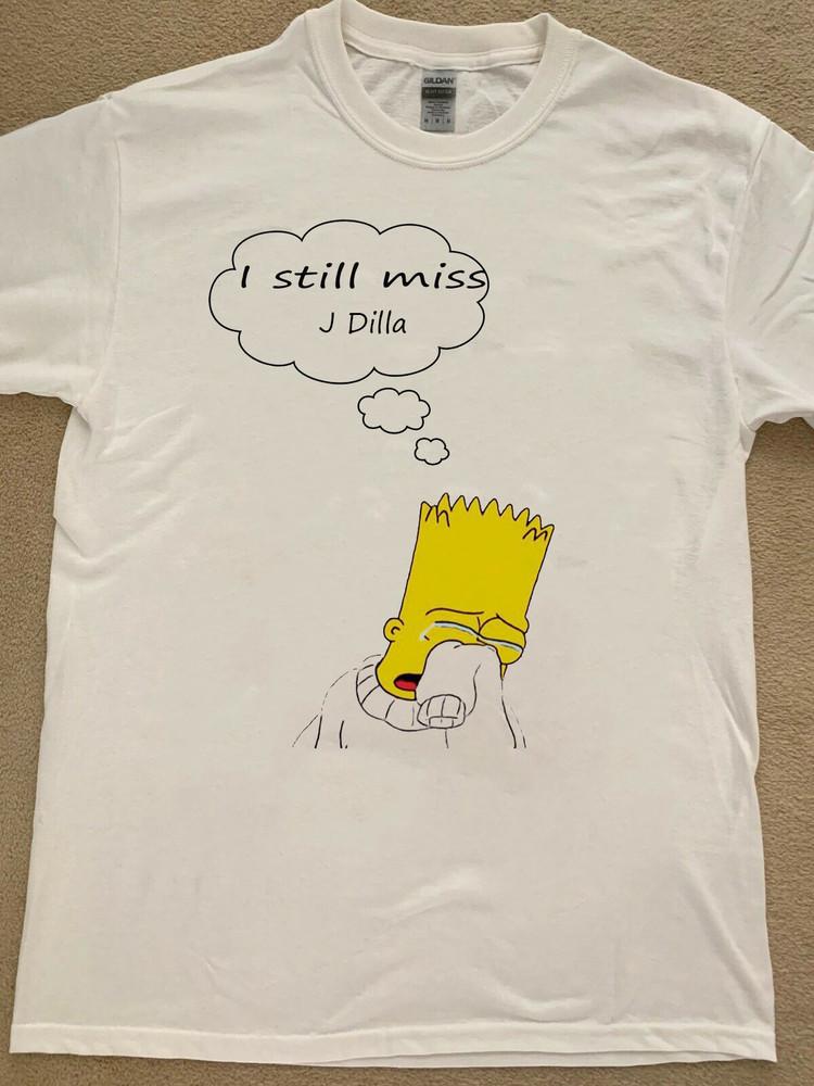 I Still Miss J Dilla Bart Simpson White men All Size T-shirt Unisex T-Shirt M