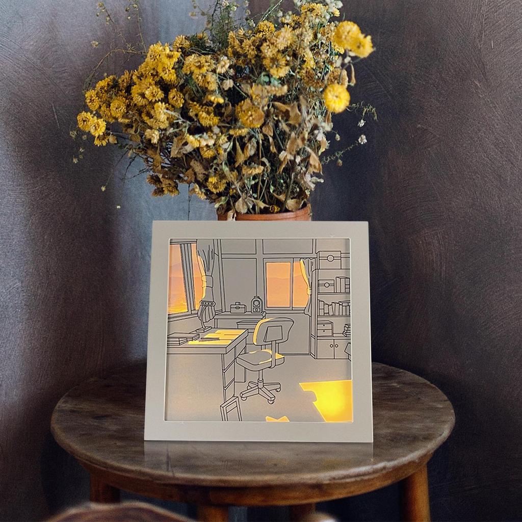 Illuminated Artwork Frame for Special Occasions