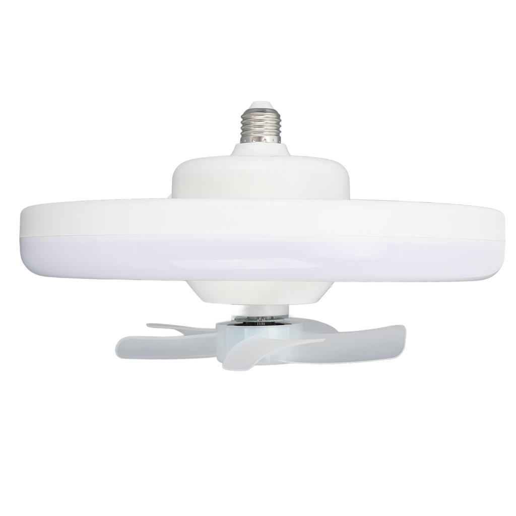 11.8in 60W Ceiling Fan with Light E27 LED Dimmable Ceiling Fans with Remote Control 3 Speeds 5