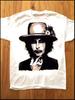 BOB DYLAN 70er Jahre Porträt - Individuell bedrucktes Gemälde T-SHIRT von Pop-Künstler Adam Turkel Rolling Thunder Classic Rock Hippie Punk Poet 1970er Jahre