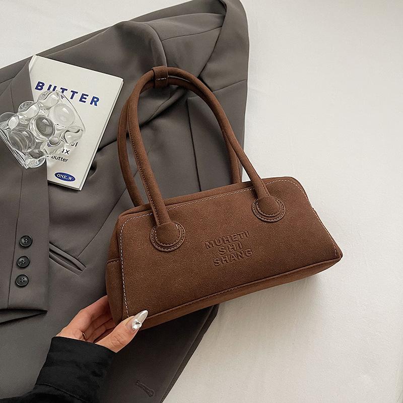 Retro matte bag autumn and winter new commuter shoulder underarm bag women's handbag