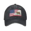 Republic California Trucker Hat Accessories For Men Women Baseball Cap Casual Headwear Cap Adjustable