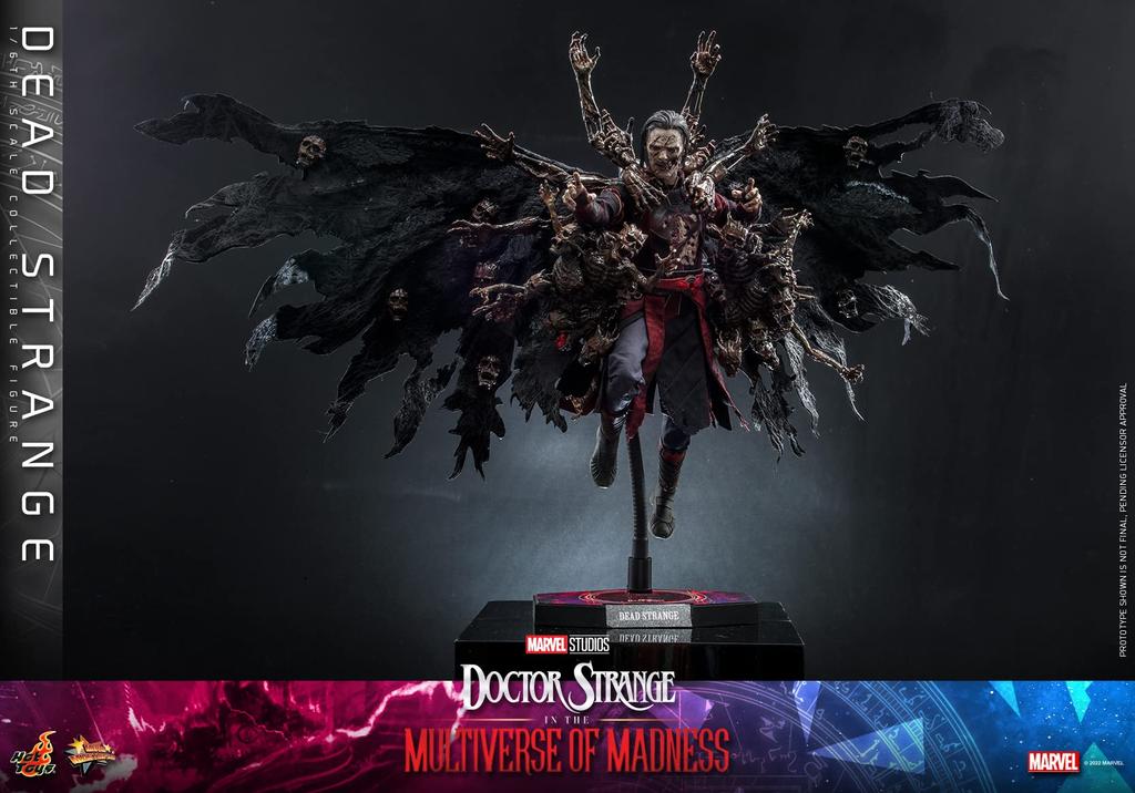 Movie Masterpiece Doctor Strange: The Multiverse of Madness Dead Strange 1/6 Scale Figure, Black, Approximately 31cm Tall, MMS654