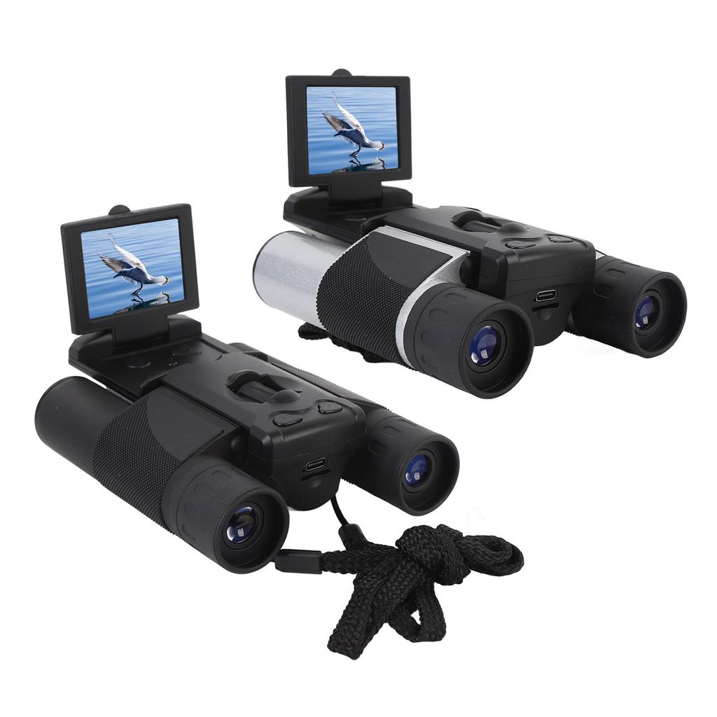 10x25 Digital Binoculars with Camera 48MP 2.5K HD 2 Inch Color Screen 8x Digital Zoom Type C Video P