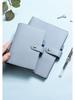 Minimalist A6 Soft Leather Ring Binder Planner Notebook