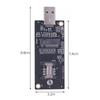 Cablecc Key-B M.2 NGFF WWAN to USB 3.0 Adapter Riser Card with SIM Slot for 3G4G5G LTE Wireless Module Modem Card