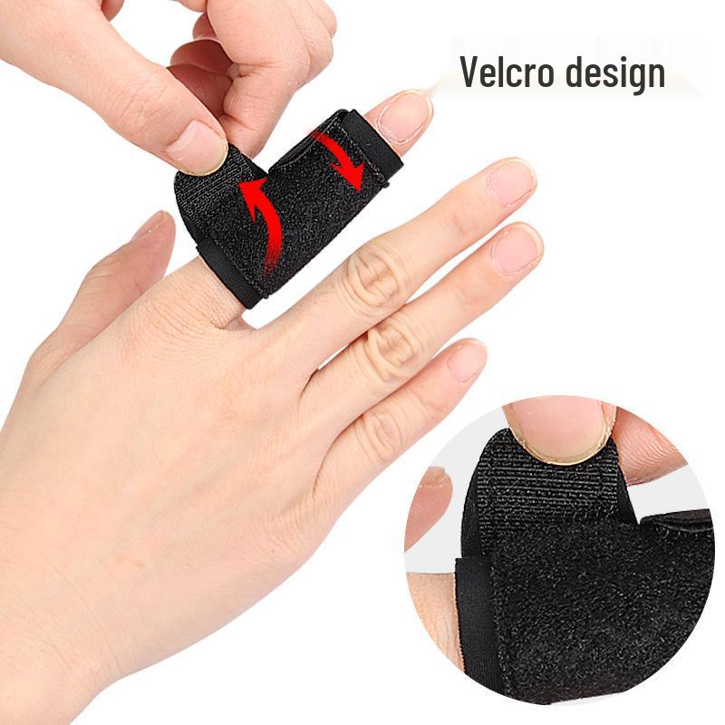Protective Sports Finger Cots - Single/Double Compression Straps for Basketball & Volleyball