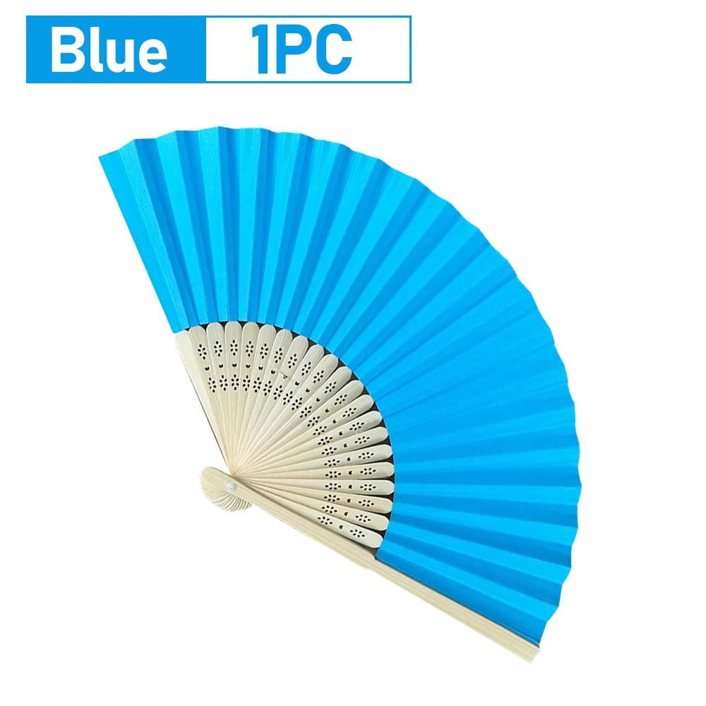 1-20PCS Blank White DIY Paper Bamboo Folding Fan for Hand Practice Calligraphy Painting Drawing Wedding Party Gift Ornament New