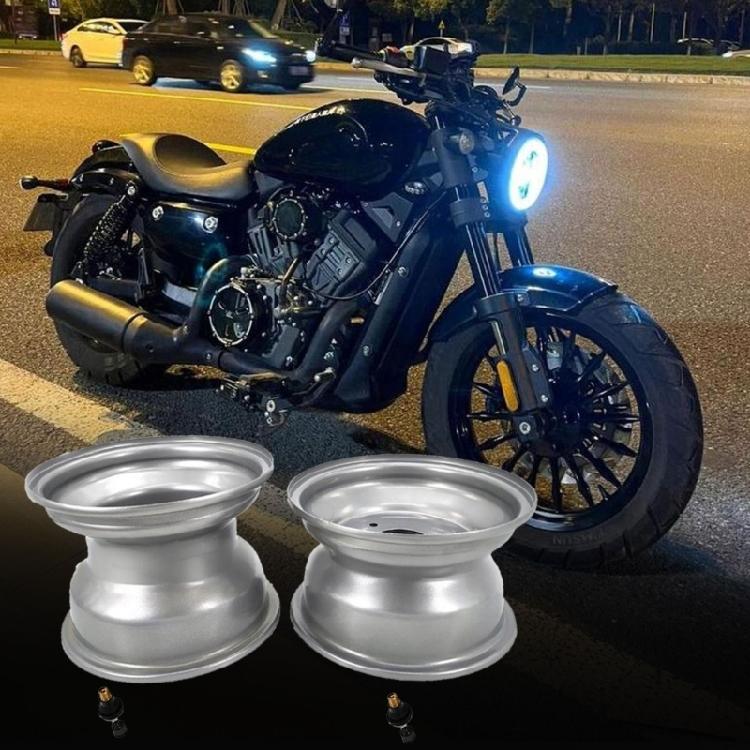 Heavy Duty 8 Inch Motorcycle Tires Front Rear Set Strong strength Iron Tires Wheel for Terrain Performances & Durability