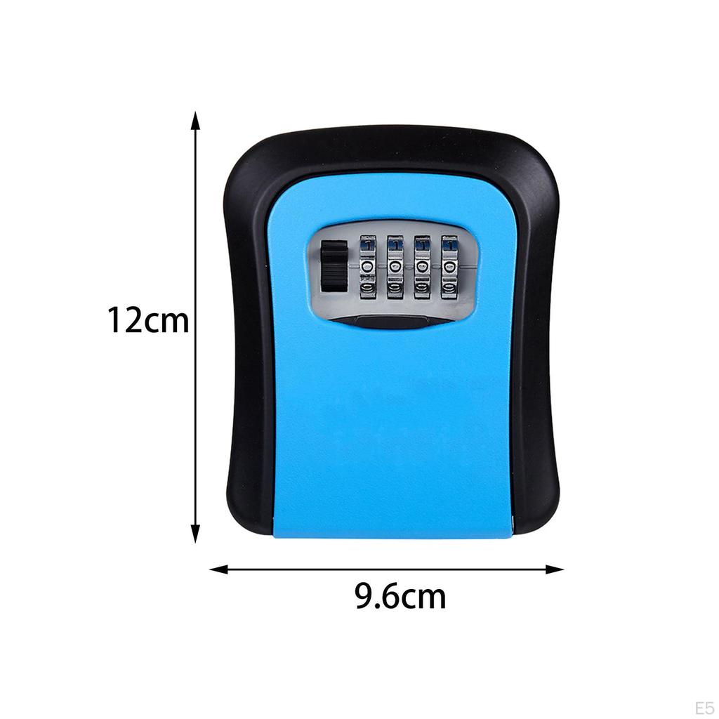 Key Lock Box Resettable Password for House Keys ID Cards Outdoor