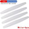 New 4/6 Piece Universal Front Rear Bumper Corner Protector Guard Car Anti-collision Protection Decoration Strip Car Accessories Interior Mirrors 6