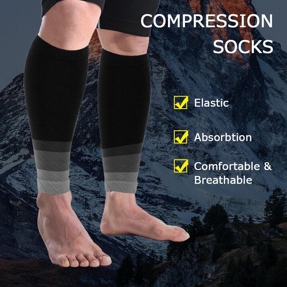Shin Splints Support Guards Moisture-wicking Cycling Guards Calf Sleeves Graduated Compression Calf Sleeves Socks For Sports