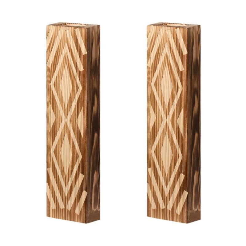 

Bohemia Wood Wall Vases Dried Flower Simulation Plant Holder Perfectly for Nature Lover and Craft Enthusiasts