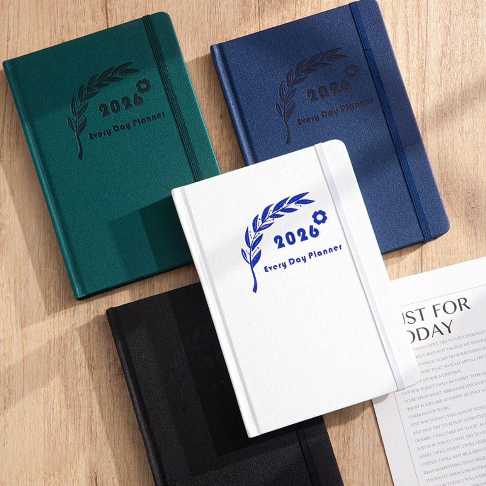 12 Months 2026 Schedule Planner Notepad English To-do List Notebook Office Work Planner  School