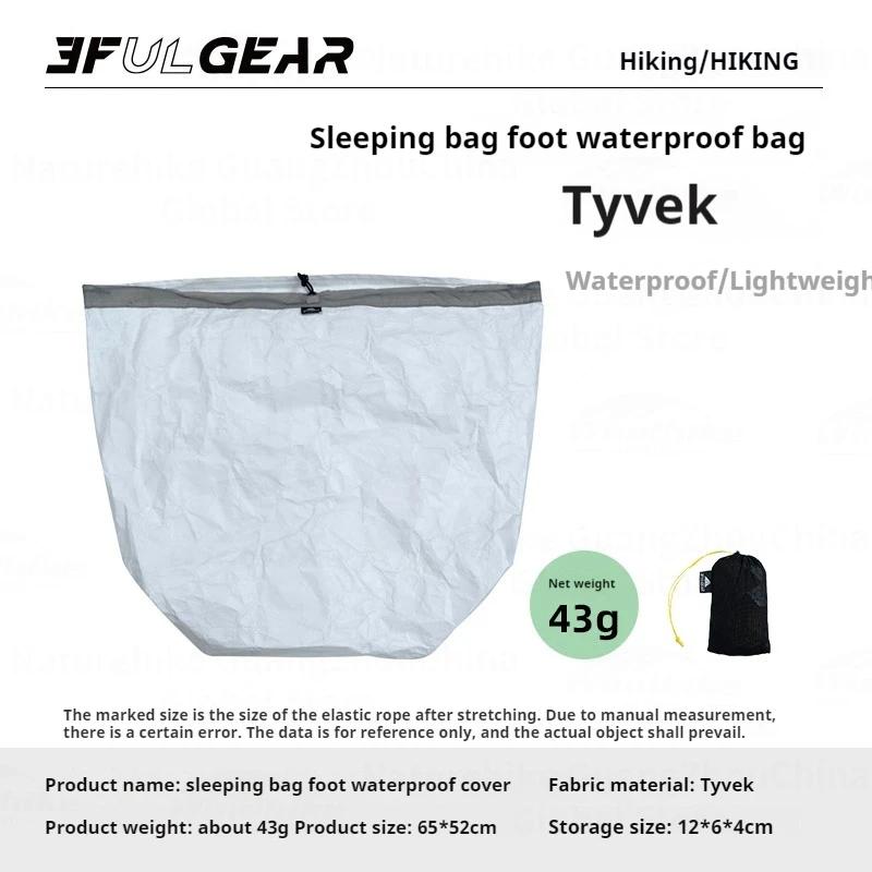 3F UL GEAR Sleeping Bag Foot Waterproof Case Bag Anti-condensation Outdoor Camping Moisture-proof Breathable Liner Storage Bag Tyvek