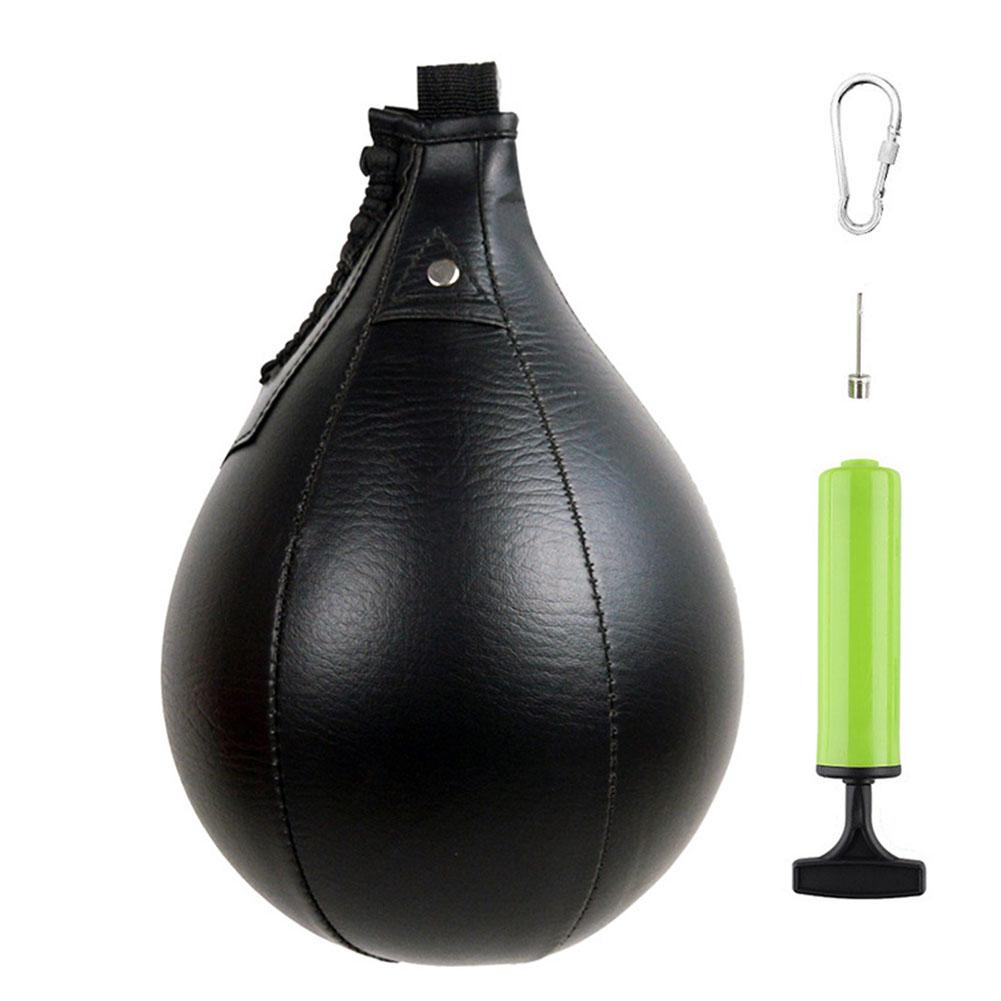 PU Punching Bag Boxing Speed Ball Inflatable Muay Thai Boxing Bags Reflex Fight Ball Sports Fitness Equipments