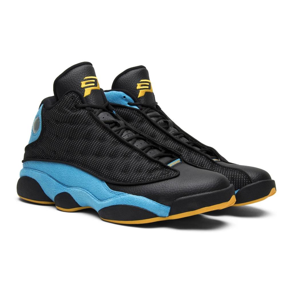 Air Jordan 13 Retro 'CP3 Away' (Unisex) Black / Sunstone / Orion Blue Vintage Basketball Shoes 823902 015