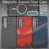 100% Aramid Fiber Case For Samsung Galaxy S26 Ultra S26 Plus S26 Carbon Fiber Strong Magnetic  Magsafe Case Ultra Slim Cover