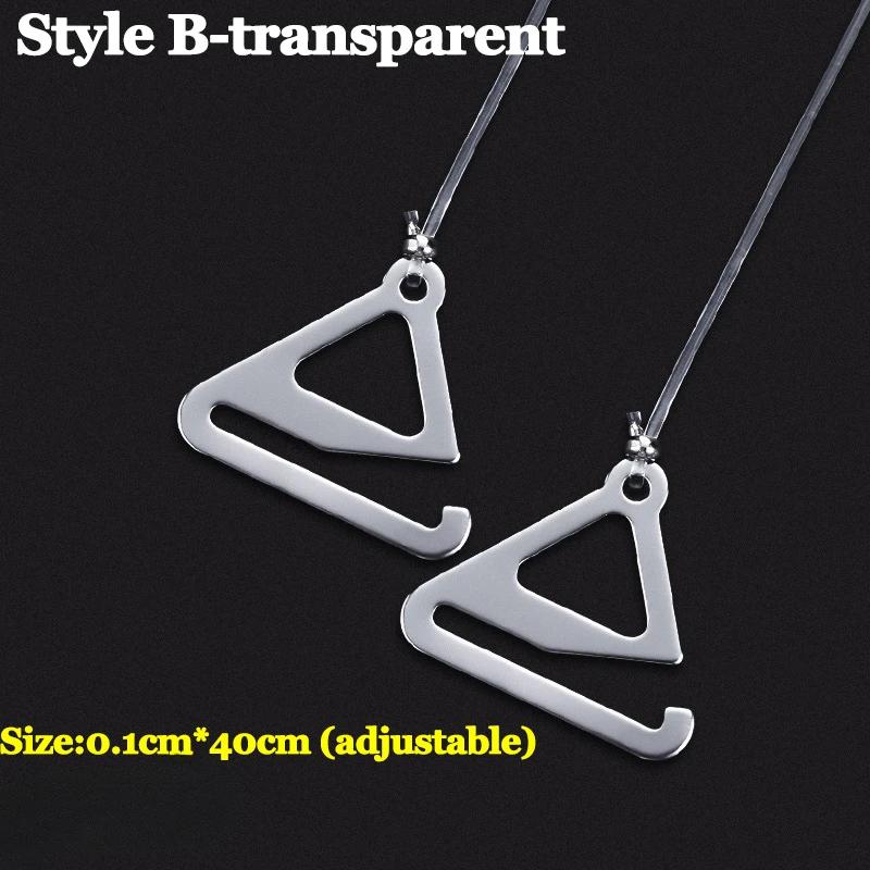 10pcs Nonslip Transparent Bra Straps Invisible Detachable Adjustable Shoulder Strap Women Elastic Bra Belt Underwear Accessories
