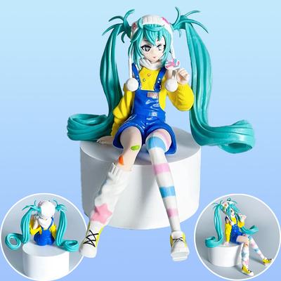 Genuine FuRyu Hatsune Miku Candy Sweets Lollipop Noodle Pressure Figure Scenery SPM VOCALOID Miku Figures Model Toy Gift