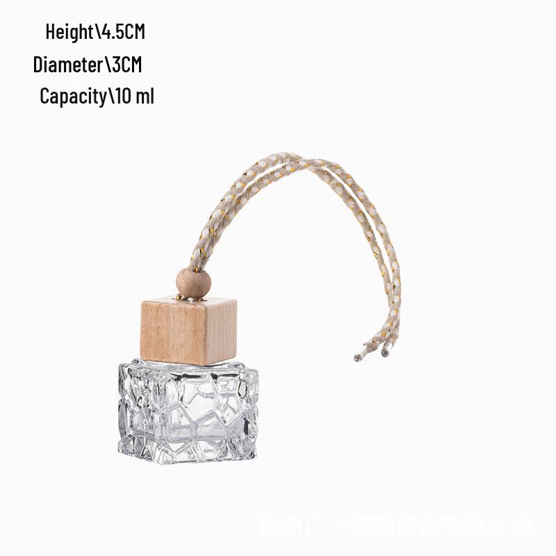 Creative 10ml Aromatherapy Car Perfume Pendant with Lanyard