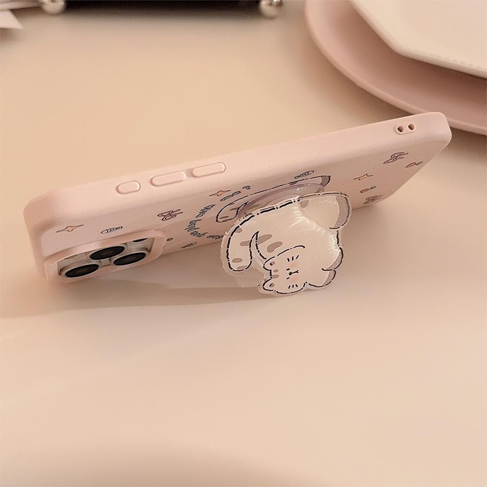 Fat Cat Cat Stand iPhone 16 15 14promax Case Compatible and Fits iPhone 15 14 13 12 Promax