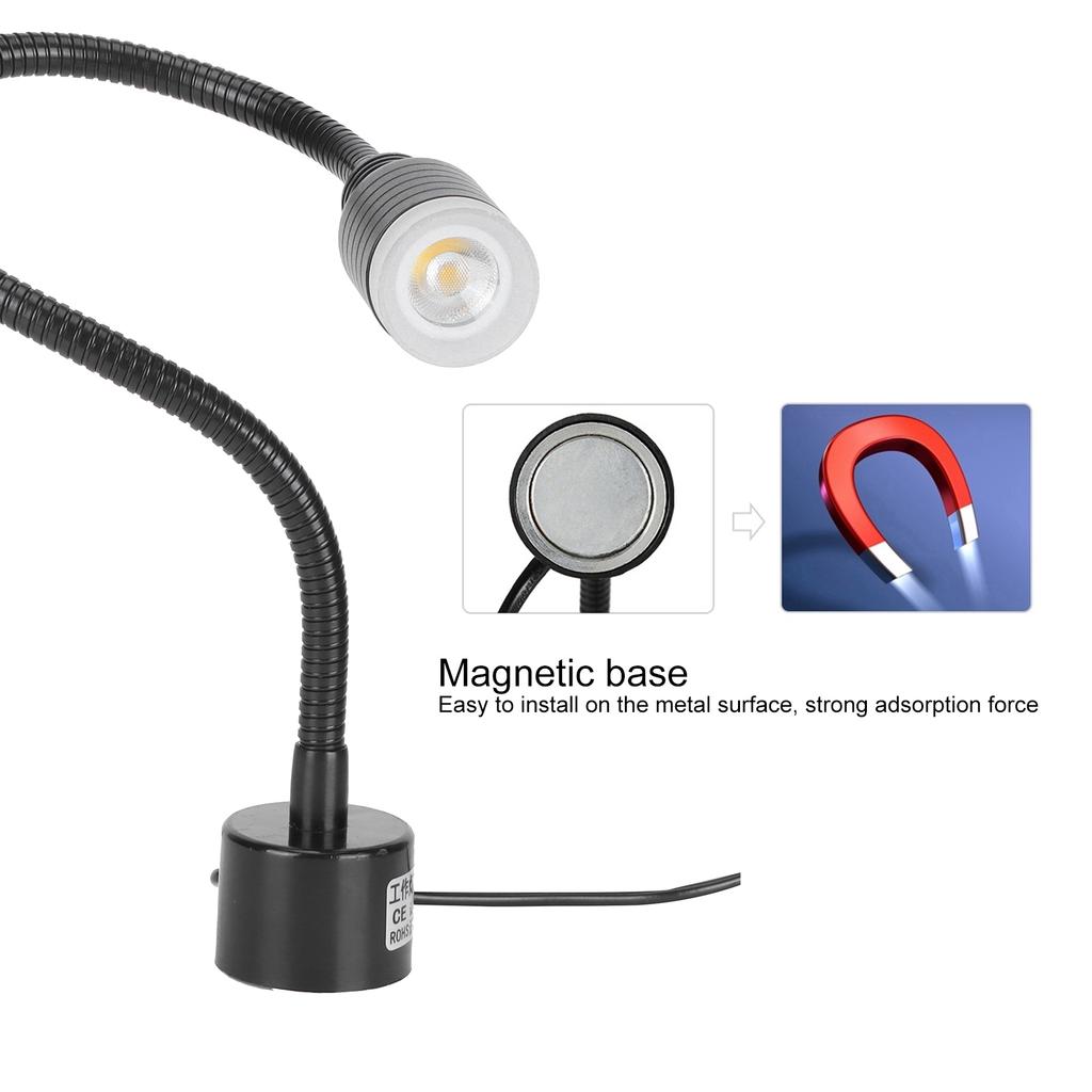 LED Machine Tool Light 5W Work Lamp with Magnetic Base for Maintenance