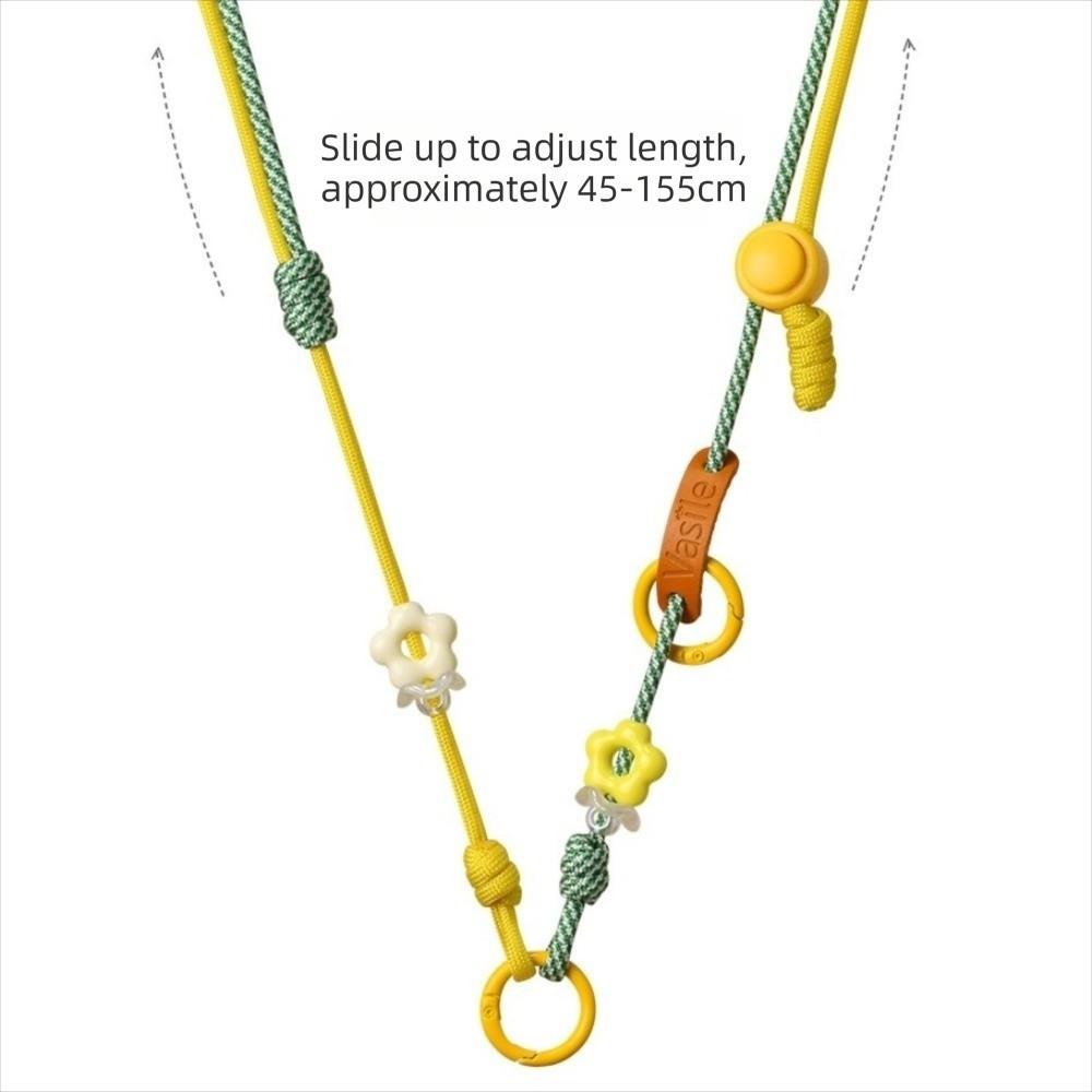 Anti-Loss Phone Lanyard Long Rope Hanging Neck Strap New Knit Phone Lanyard Camera
