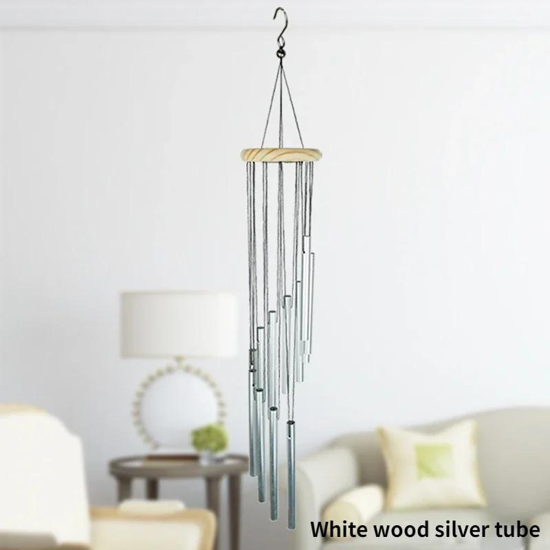 3 Type Outdoor Metal Wind Chimes 18 Inch Yard Garden Tubes Bell Copper Antique Chime Wall Hanging Home Decor Wooden