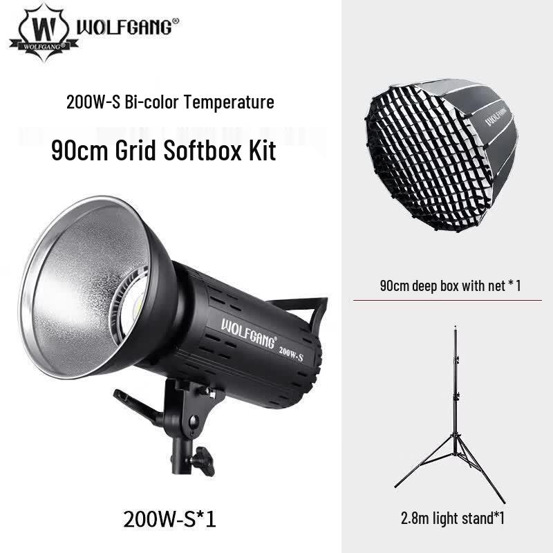 Wolfgang 200W-S Bi-Color Photography LED Light
