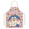 Doraemon Cartoon Cute Apron for Home Kitchen, Supermarket, Catering, Milk Tea Shop Workwear