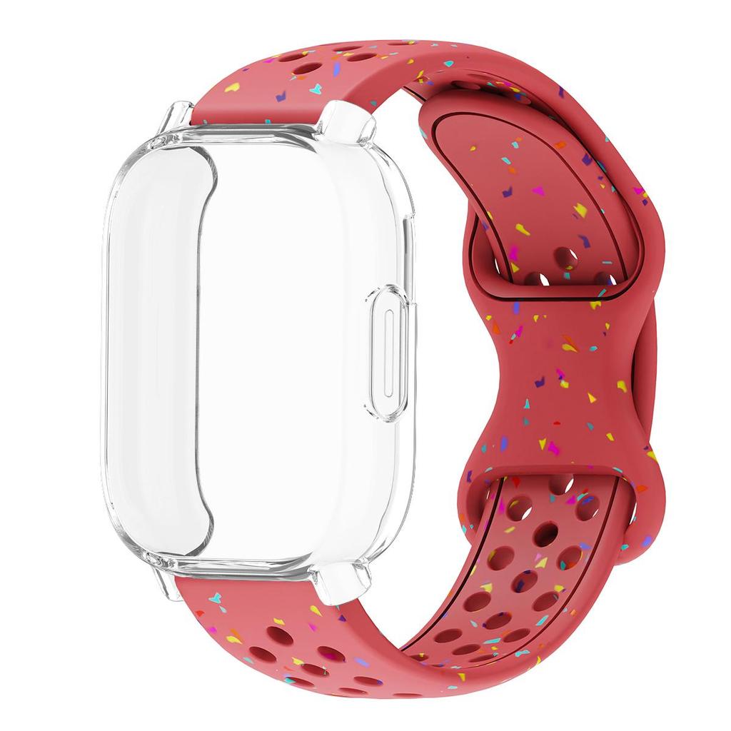 Řemínek+Pouzdro Pro Xiaomi Redmi Watch 5 active 5 Lite Ochranný Kryt Celý Displej TPU Měkký Kryt a Silikonový Prodyšný Sportovní Pásek