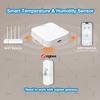 Zigbee Temperature And Humidity Sensor App Remote Monitor Indoor Thermometer Hygrometer Smart Home Works With Zigbee Gateway