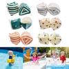 1 Pair Pool Floats for Children Kids Swimming Ring Swim Tube Water Toys Inflatable Swimming Armbands Pool Floating Arm Circle