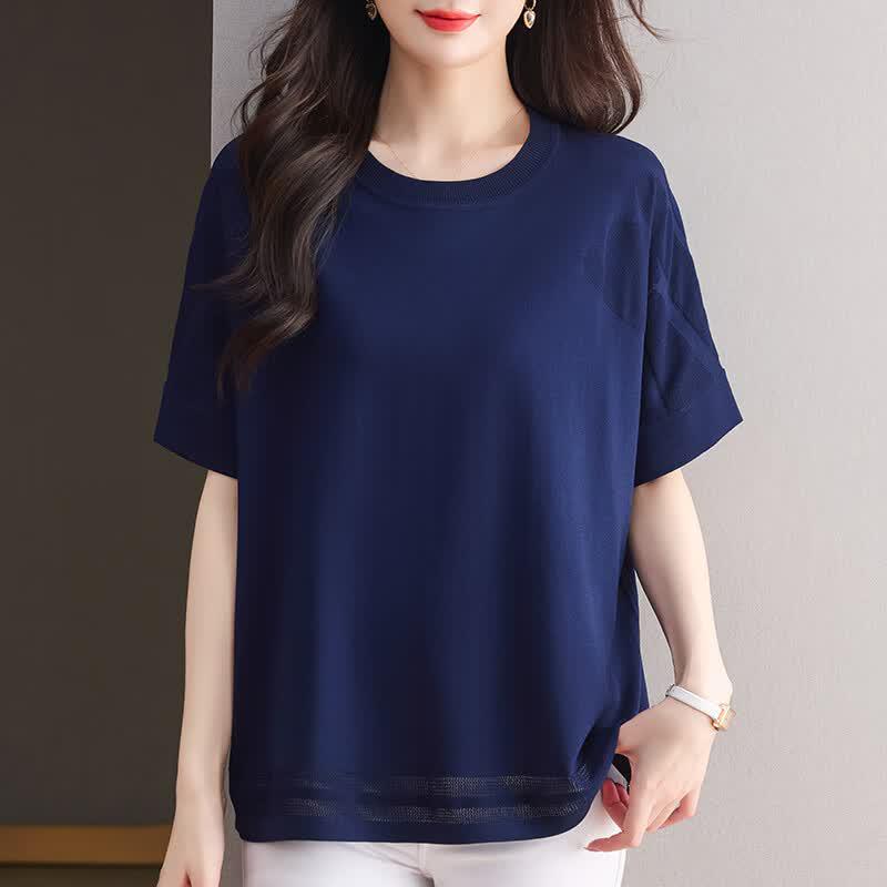 Hengyuanxiang Women's Plus Size Cool-Touch Short Sleeve T-Shirt