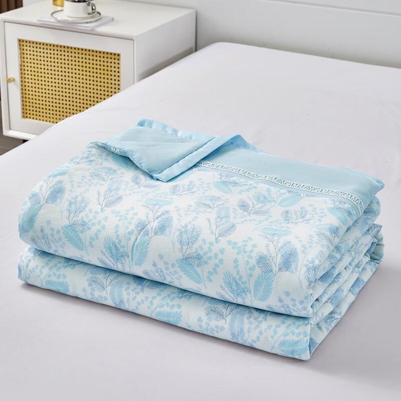 Yilian Waschbare Sommerdecke aus Maulbeerseidenmischung