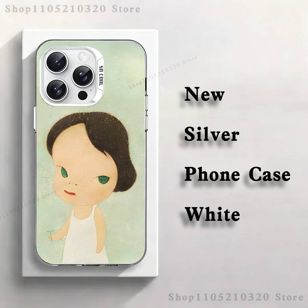 

Cute Y-Yoshitomo N-Nara Phone Case For iPhone 17,16,15,14,13,12,11,Pro,XS,Max,Plus,Mini,SE4,E white Matte Shockproof Cover iPhone12mini