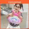 Childrens Rainbow Backpack Eva Waterproof Animal Print School Bag For Kindergarten And Toddlers