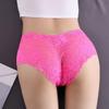 12 Color Women's Panties Underwear Sexy Hollow Middle Waist Briefs Lace Flower Breathable Underpants Europe Plus Size Lingerie