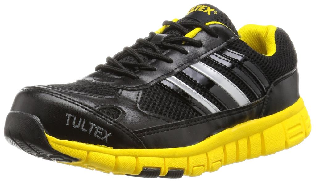 Tartex AZ51634 Safety Shoes, Work Shoes, Steel Toe Cap, Flexible, Lightweight, 3E, Black, Size 27.0 cm