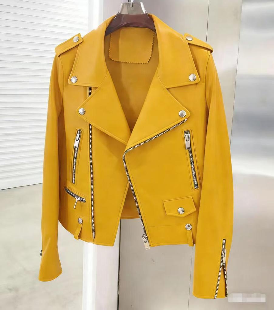 Men's Locomotive Leather Jacket Spring Autumn Winter New Leather Jacket Slim Men's Leather Jacket