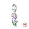 Charm Copper Fit 3Mm Original Bracelet Necklace Womens Bouquet & Butterfly Charm Bead Diy Fine Jewelry Gift New