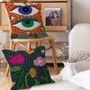 Federe per Cuscini Yayoi Kusama Cartone Animato Divano Decorativo Casa Stampa Double-sided Peluche Corto Carino Copricuscino