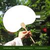 Thickened Xuan Paper Blank Round Fan: Ancient Style Semi-Raw Surface for Chinese Hand-Painted Fans