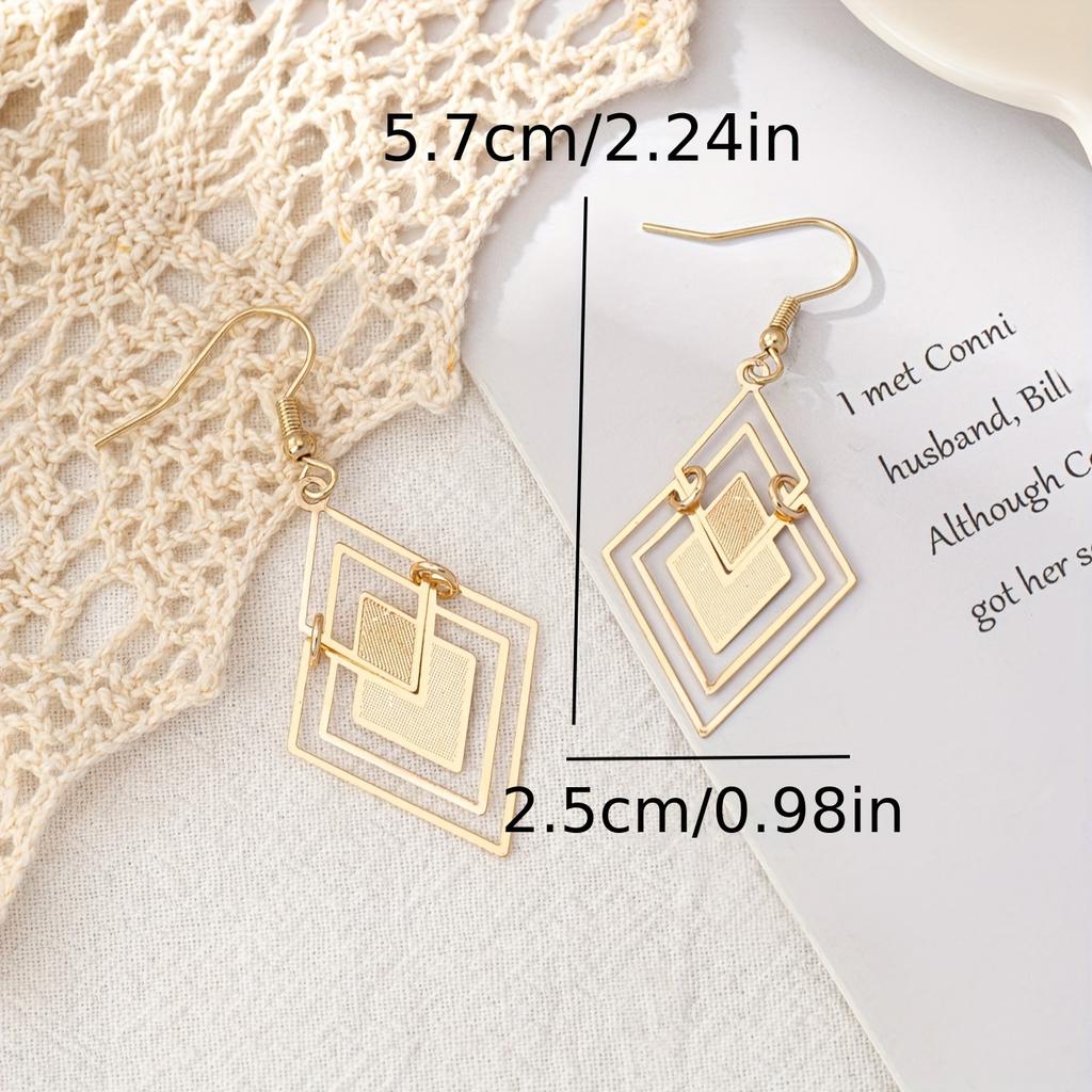 Elegant Sexy Summer Dangle Earrings - Copper with Iron Studs for Vacation or Casual Decoration