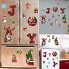 Holiday Fridge Magnets: Christmas Tree, Snowman, Santa, Snowflake