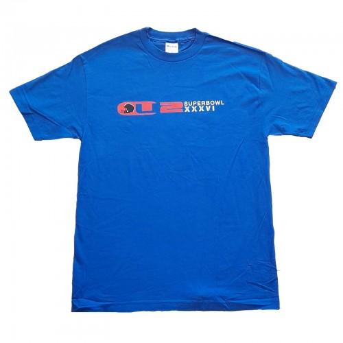 Camiseta U2 Unissex Adulto Superbowl XXXVI M azul